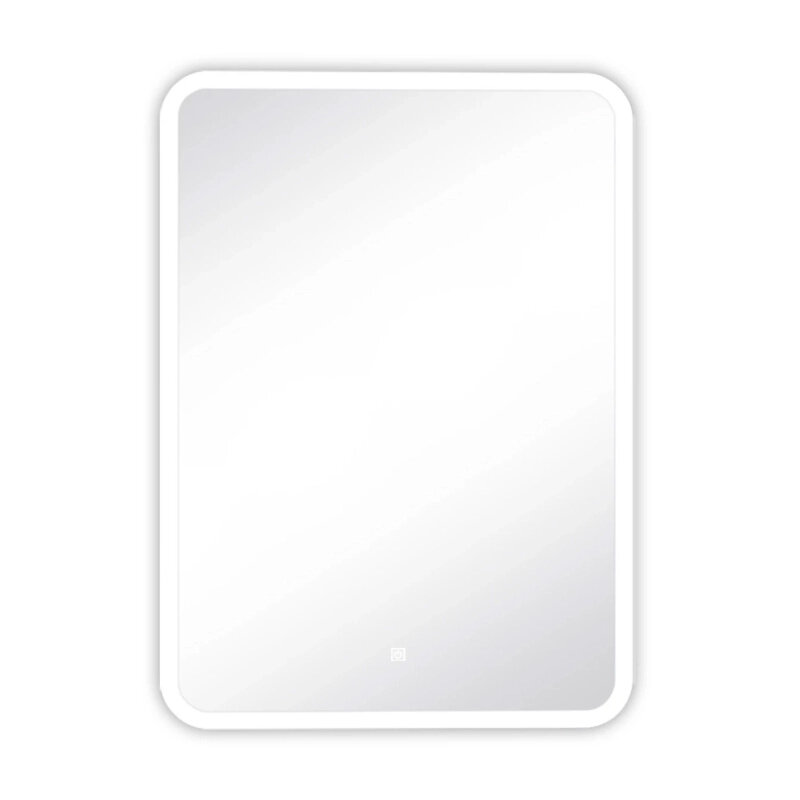 Изображение товара Зеркало Runo Руан 00-00001288, 60 x 80 см, с Led-подсветкой, сенсорный выключатель, цвет белый
