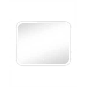 Изображение товара Зеркало Runo Руан 00-00001290, 100 x 80 см, с Led-подсветкой, сенсорный выключатель, цвет белый