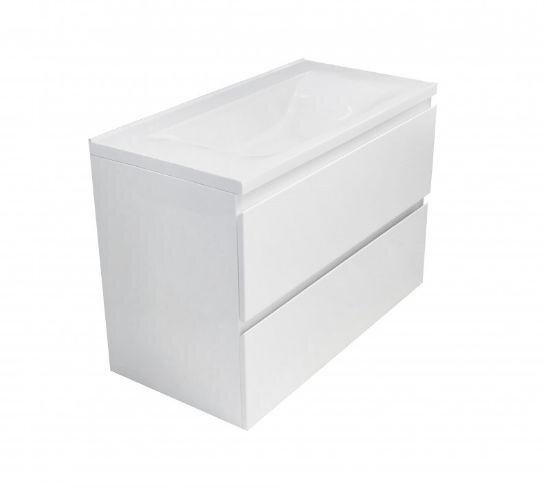 Изображение товара Тумба с раковиной Эстет Bali подвесная 2 ящика белый Россия