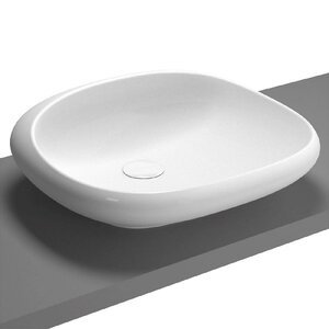 Изображение товара Раковина Vitra Istanbul 4520B403-0016, 55 см без отверстий, Vitra Clean, цвет белый