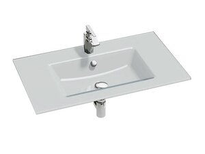 Изображение товара Раковина стеклянная Jacob Delafon Vox EB2104-DD1, 80 см, белая глянцевая
