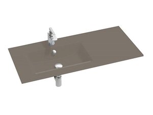 Изображение товара Раковина стеклянная Jacob Delafon Vox EB2103-DD4, 100 х 46 см, левая, коричневая глянцевая