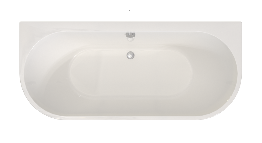 Изображение товара Акриловая ванна Радомир Вальс Макси 170x70 см, с автоматическим сливом, белая