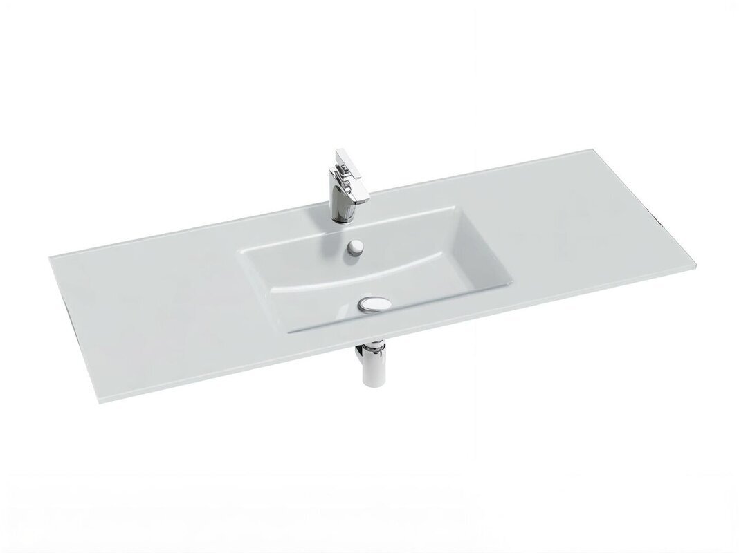 Изображение товара Раковина-столешница стеклянная Jacob Delafon VOX EB2101-DD1, 120 х 46 см, белая глянцевая Изображение товара Раковина-столешница стеклянная Jacob Delafon VOX EB2101-DD1, 120 х 46 см, белая глянцевая