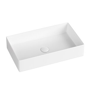 Изображение товара Раковина Abber Rechteck AC2220MW, 60 см, фаянс, накладная, белая матовая