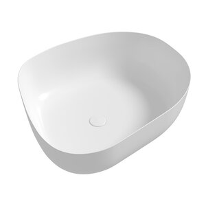 Изображение товара Раковина Abber Bequem AC2124 56.5 см белая фаянс угловая накладная