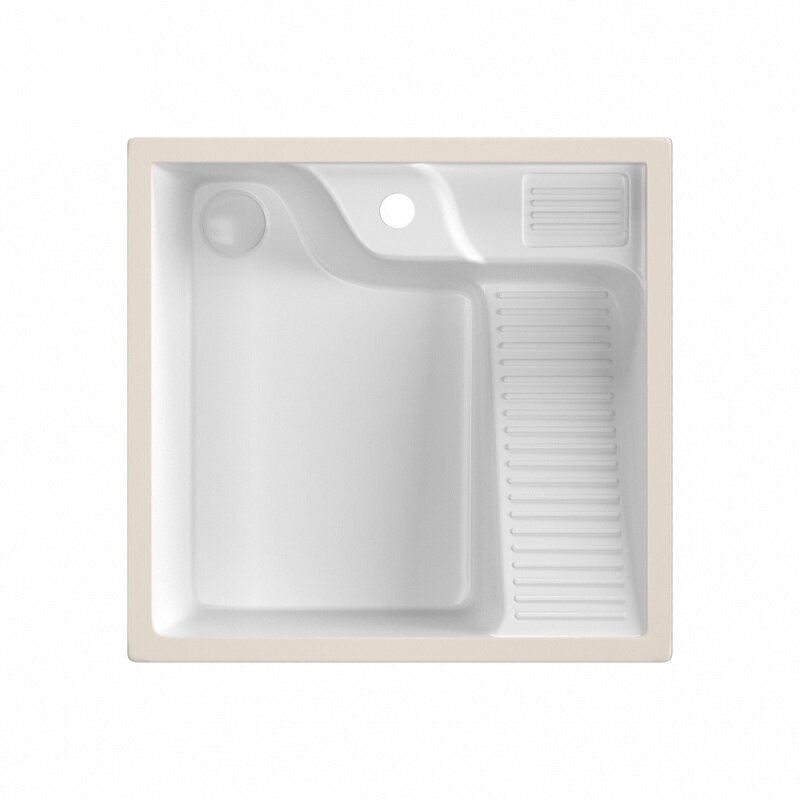 Изображение товара Раковина Abber Rechteck AC2224R 54,5 см фаянс белая для ванной комнаты