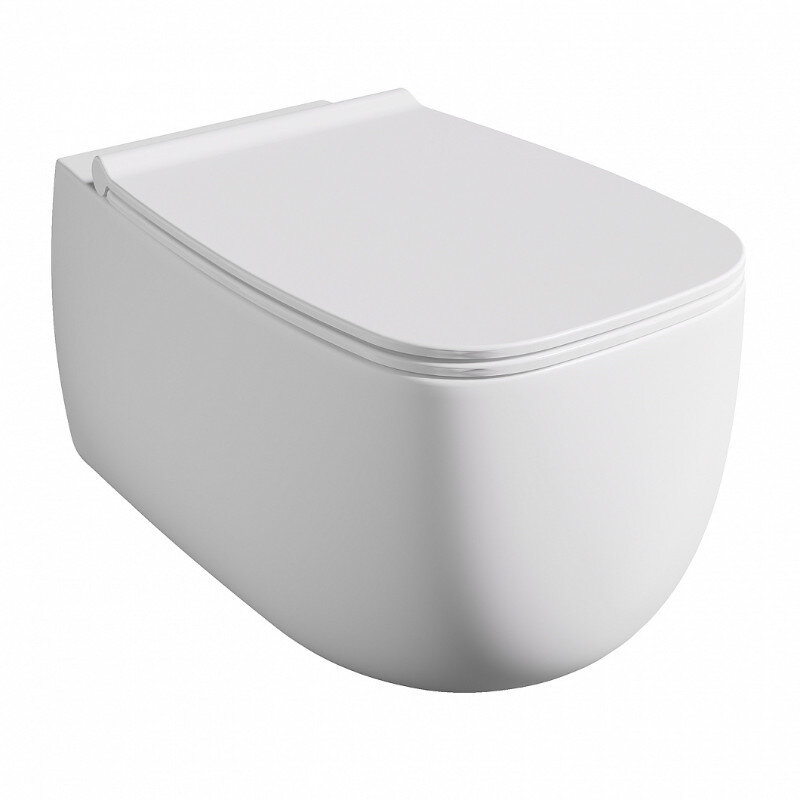 Изображение товара Подвесной унитаз Alice Nur 33120109 безободковый с антибактериальным покрытием