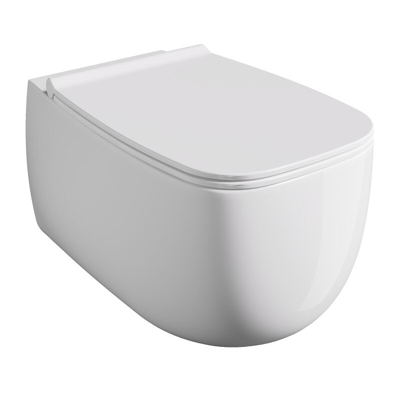 Изображение товара Подвесной унитаз Alice Nur 33120101 безободковый фарфор Италия