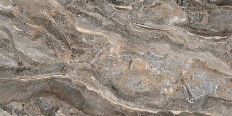 Изображение товара Керамогранит Vitra MarbleSet Оробико Тёмный Греж 60x120 см коричневый для пола и стен