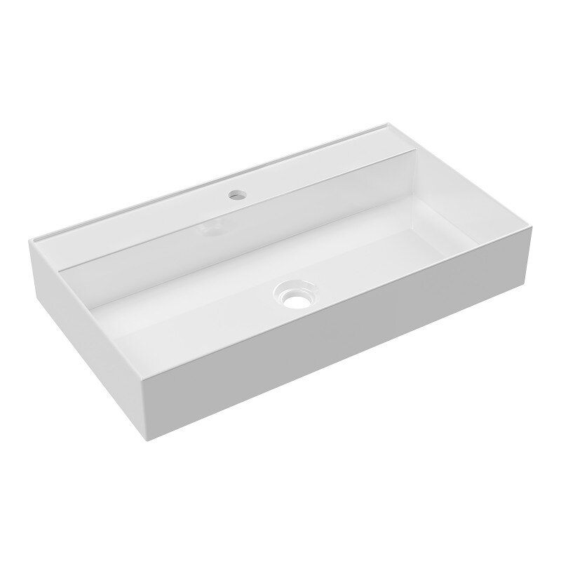 Изображение товара Раковина Alice Hide 31240101S 80 см из фарфора с антибактериальным покрытием Изображение товара Раковина Alice Hide 31240101S 80 см из фарфора с антибактериальным покрытием