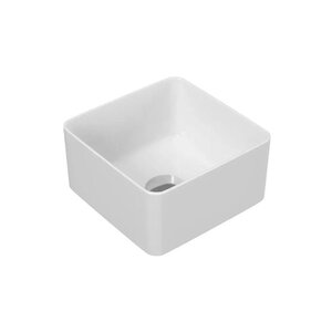 Изображение товара Раковина накладная Runo Uno 00-00001355, 24 см, фарфор, цвет белый