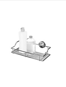 Изображение товара Полка-решётка Ridder низкая 350x187 мм нержавеющая сталь и пластик вакуумное крепление