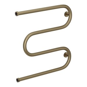 Изображение товара Полотенцесушитель водяной Сунержа М-образный+, высота 60 см, ширина 60 см, боковое подключение 60 см, цвет золотой шёлк, 32-4007-6060