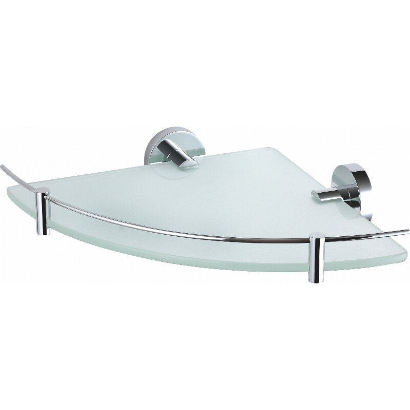 Изображение товара Полка Wonzon & Woghand WW-8117 Влагоустойчивая латунная настенная хром 26x26