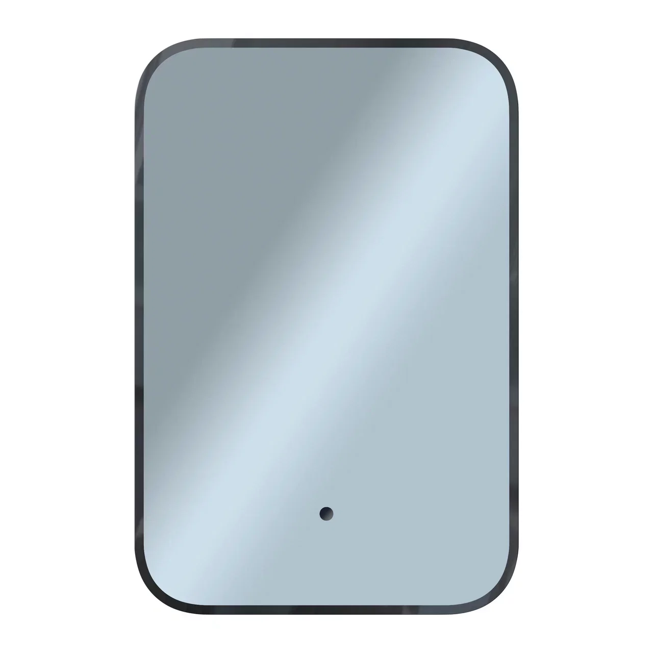 Изображение товара Зеркало 1Marka Shape Soft, Ц0000047079, 40 x 60 см, LED-подсветка, черный