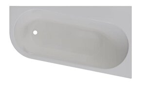 Изображение товара Ванна акриловая Радомир Вальс Прима 1-01-4-1-1-357К/1-01-4-2-1-357К, 170 x 100 см, каркас, фронтально-торцевая панель, слив-перелив цвет бронза, левая/правая, белая