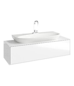 Изображение товара Подвесная тумба под раковину Aqwella Genesis 120 белая МДФ