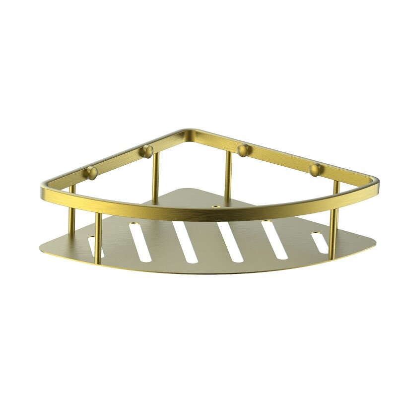 Изображение товара Полка угловая Wonzon & Woghand WW-4132-BG, PVD золото брашированное Изображение товара Полка угловая Wonzon & Woghand WW-4132-BG, PVD золото брашированное