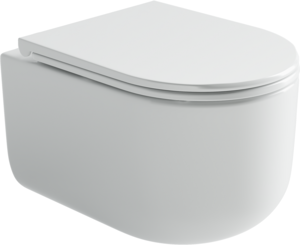 Изображение товара Подвесной унитаз Ceramica Nova Ulma, CN4006, безободковый, крышка-сиденье микролифт, белый, сантехфарфор (выставочный образец, отсутствует упаковка)
