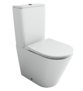 Изображение товара Напольный унитаз Ceramicanova Highlight CN1802T, безободковый, смыв Торнадо, сиденье микролифт, белый