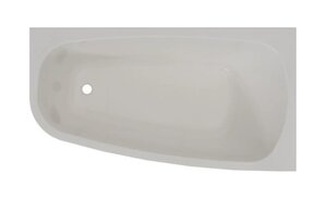 Изображение товара Акриловая ванна Радомир Рона 158x90 см, левая/правая, белая, с каркасом и сливом