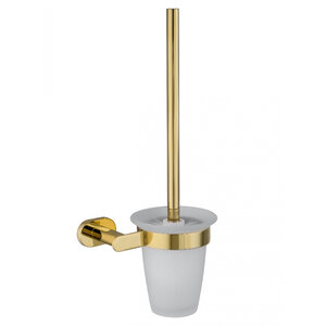 Изображение товара Ершик для унитаза Wonzon & Woghand First WW-8429-LG, PVD-покрытие, цвет золото глянцевое