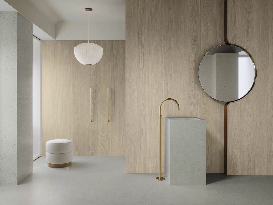 Изображение товара Керамогранит Ape Kinfolk Kinstone Steam Rect A040378, 60х120 см, серый