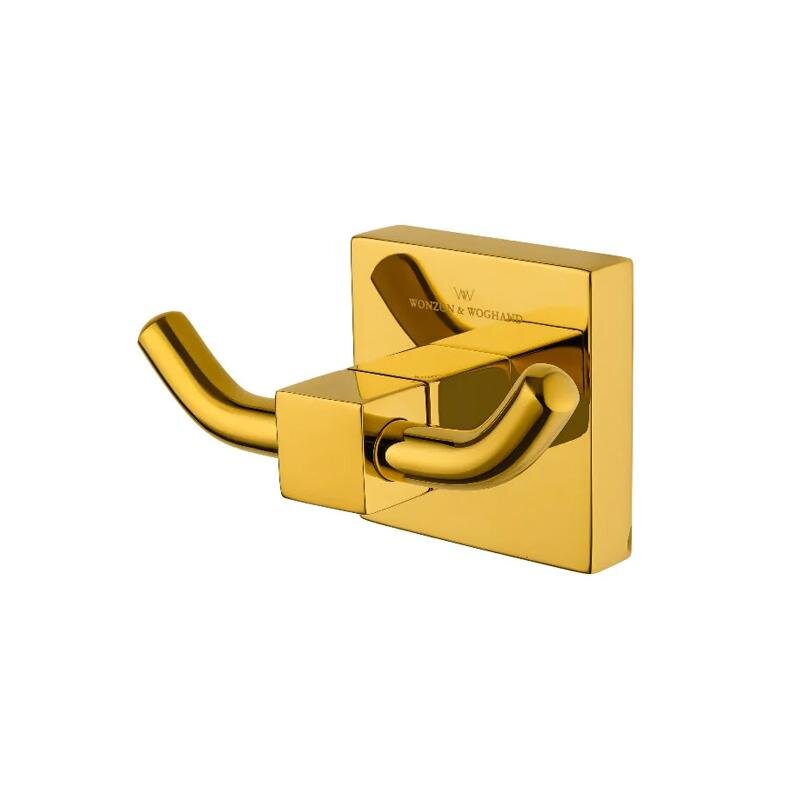 Изображение товара Крючок Wonzon & Woghand Polo WW-8925-DG, двойной, PVD-покрытие, цвет золото темное