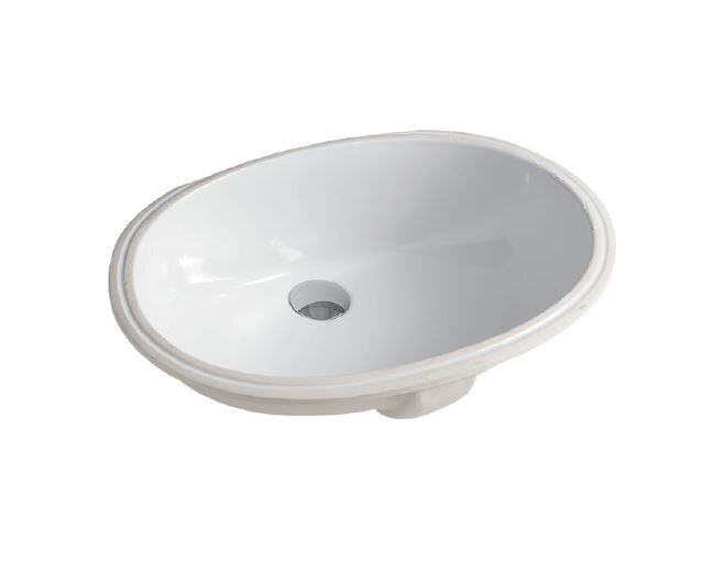 Изображение товара Раковина ArtCeram Diana DIL001 01 00 овальная врезная белая 57 см