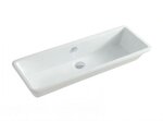 Раковина ArtCeram Gea 90 GEL002 01 00, врезная снизу, 90 х 33 х 15 см - фото 1 Раковина ArtCeram Gea 90 GEL002 01 00, врезная снизу, 90 х 33 х 15 см - фото 1