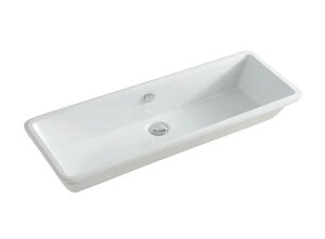 Изображение товара Раковина ArtCeram Gea 90 GEL002 01 00, врезная снизу, 90 х 33 х 15 см