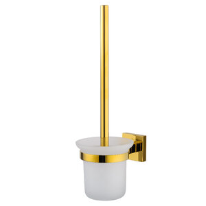 Изображение товара Ершик для унитаза Wonzon & Woghand Polo WW-8919-DG, PVD-покрытие, цвет золото темное