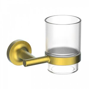 Изображение товара Стакан для зубных щеток Wonzon & Woghand Simple WW-6521-BG, держатель PVD золото брашированное