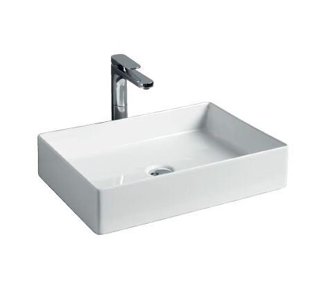 Изображение товара Раковина ArtCeram Scalino 55 SCL002 01 00, накладная, цвет белый глянцевый, 55 х 38 х 11,5 см