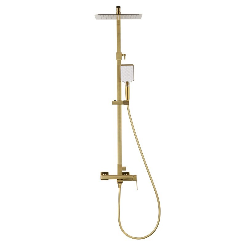 Изображение товара Душевая система Wonzon & Woghand Diamond WW-88739011-BG, PVD золото брашированное