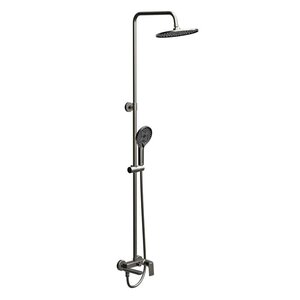 Изображение товара Душевая система BelBagno MARINO-VSCM-GM, цвет оружейная сталь