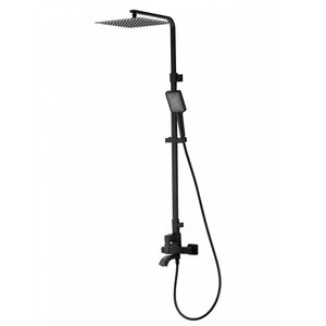 Изображение товара Душевая система Wonzon & Woghand Flex WW-88047072-MB, черный матовый