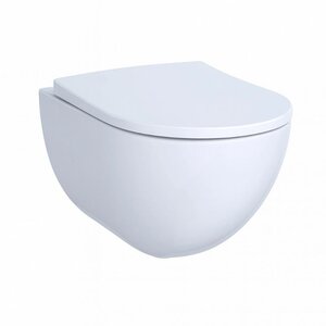 Изображение товара Подвесной унитаз Geberit Acanto 500.684.00.1, безободковый, сиденье микролифт, цвет белый 