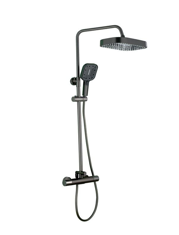 Изображение товара Душевая система ALMAes Doris GK-0348 термостатическая оружейная сталь