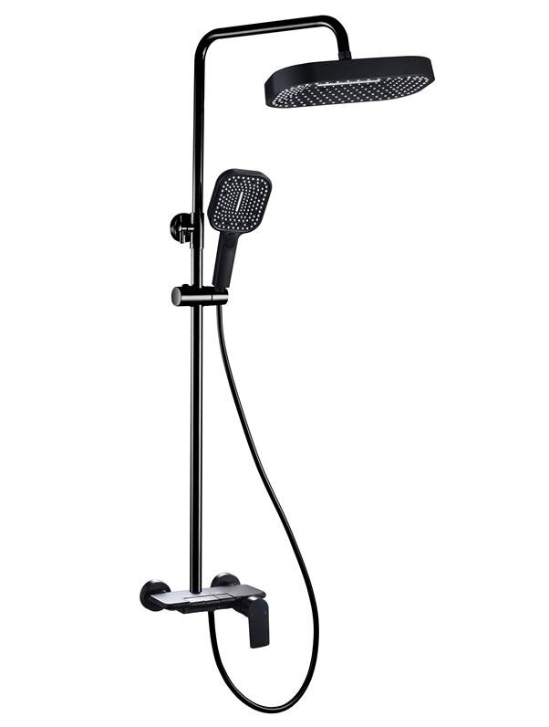 Изображение товара Душевая система ALMAes Ares ALS-615-10, черная