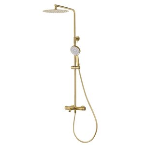 Изображение товара Душевая система Wonzon & Woghand Stick WW-88739017-BG, PVD золото брашированное