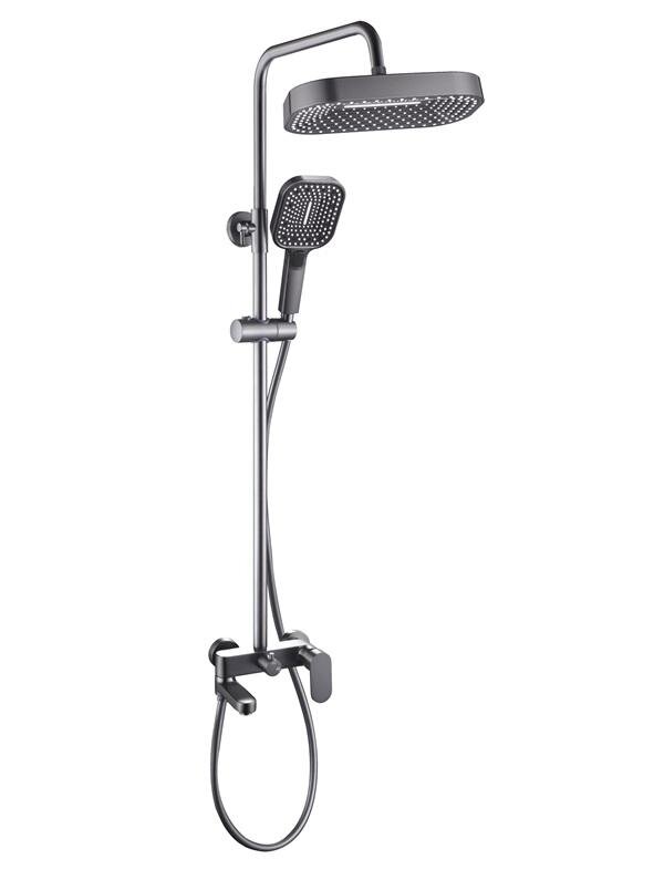 Изображение товара Душевая система ALMAes Salda ALS-615-14, тропический душ, латунь и нержавеющая сталь