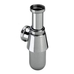 Изображение товара Висока бутылочный сифон для раковины из хромированной латуни 1 1/4 дюйма