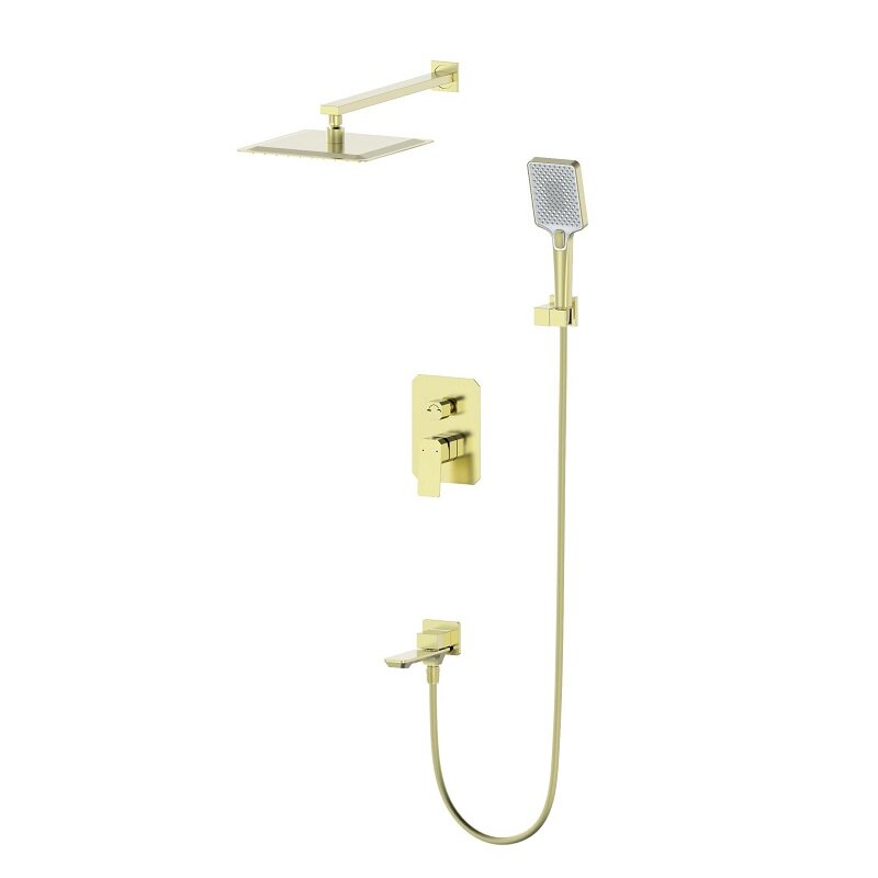 Изображение товара Душевая система Wonzon & Woghand Diamond WW-88939011-BG, PVD золото брашированное