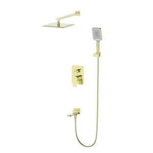 Изображение товара Душевая система Wonzon & Woghand Diamond WW-88939011-BG, PVD золото брашированное