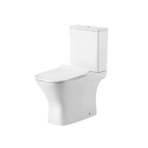 Изображение товара Унитаз-компакт Grossman Classic GR-4464SQ, торнадо, с крышкой-сиденьем микролифт, цвет белый