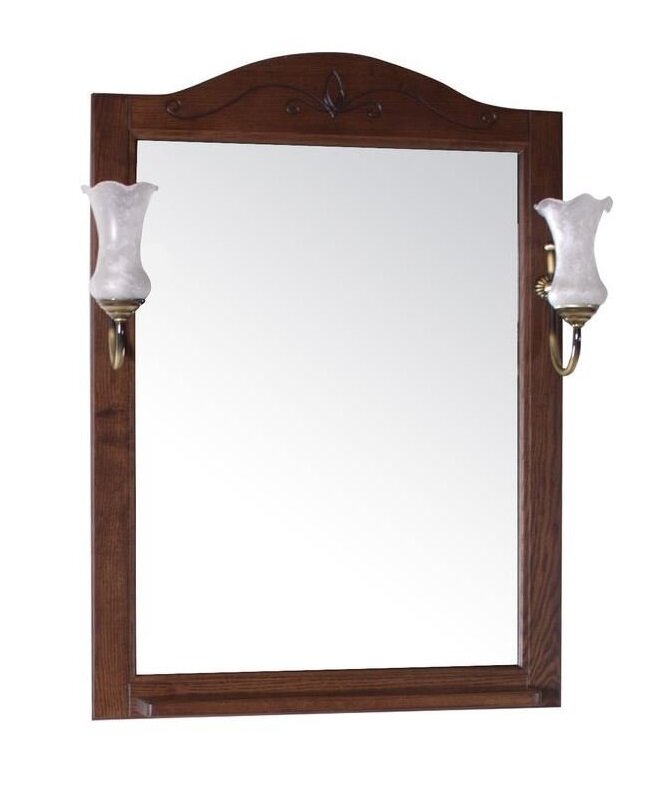 Изображение товара Зеркало ASB-Woodline Салерно 9660 65 см массив ясеня с подсветкой