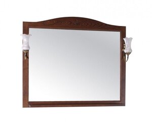 Изображение товара Зеркало ASB-Woodline Салерно 9692 105 см массив ясеня, антикварный орех