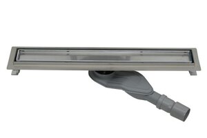 Изображение товара Дренажный канал ALMAes Arianda AR50CH, 50 см, решетка под плитку, хром